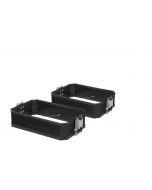 Podwyższenie kufra VOLUME BOOSTER do oryginalnych aluminiowych kufrów BMW, czarne (zestaw 2)