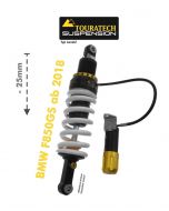 Touratech Suspension lowering shock -25 mm for BMW F850GS ab 2018 type Level2